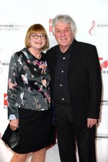 Rolf Zuckowski with wife Monika Zuckowski German music author prize 2018 at the Hotel Ritz Carlton in Berlin on 15 03 2018