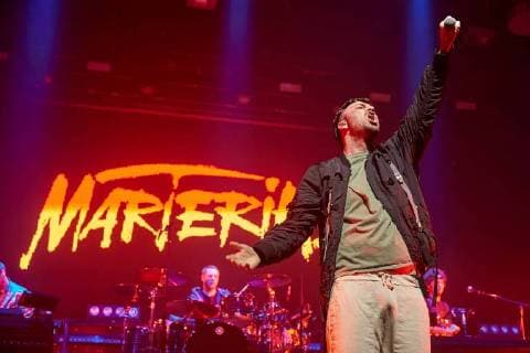 The rapper Marteria will be performing on Marteria on 15 03 2018 in the CGM Arena in Koblenz FREY_20180315018.JPG