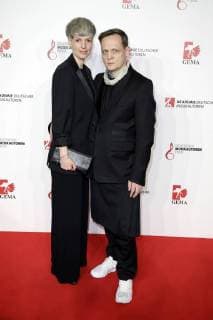 Alva Noto with Carolin Gennburg at the 10th German Music Author Award 2018 at the Hotel Ritz Carlton Berlin 15 03 2018 Foto:xS.xGabschx xFuturexImage