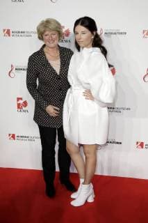 Monika Grütters and Balbina at the 10th presentation of the Deutscher Musikautorenpreis 2018 at the Hotel Ritz Carlton Berlin 15 03 2018 Foto:xS.xGabschx xFuturexImage