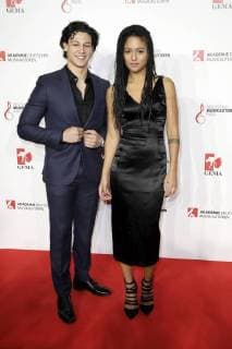 Emilio Sakraya and Lary at the 10th German Music Author Award 2018 at the Hotel Ritz Carlton Berlin 15 03 2018 Foto:xS.xGabschx xFuturexImage