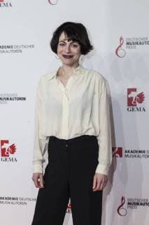 Caethe German singer at the Musikautorenpreis on 16 03 2018 in Berlin