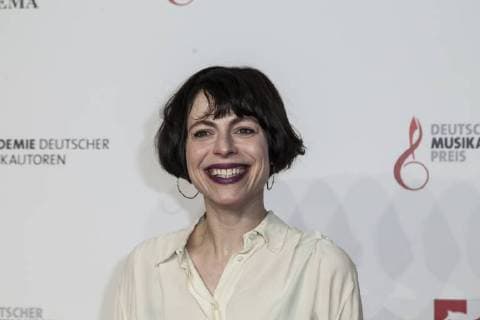 Caethe German singer at the Musikautorenpreis on 16 03 2018 in Berlin