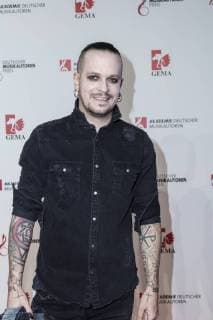 Musician Chris Harms Lord of the Lost at the Musikautorenpreis on 16 03 2018 in Berlin