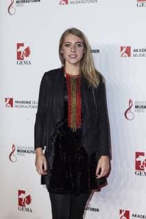 Winner of the young talent award Anna Marlene Bicking at the Musikautorenpreis on 16 03 2018 in Berlin