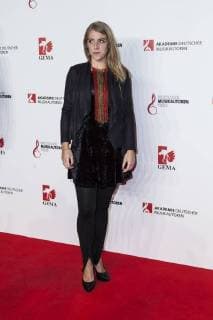 Winner of the young talent award Anna Marlene Bicking at the Musikautorenpreis on 16 03 2018 in Berlin