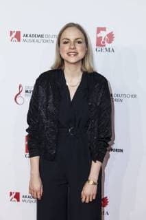Actress and singer Julia Engelmann at the Musikautorenpreis on 16 03 2018 in Berlin