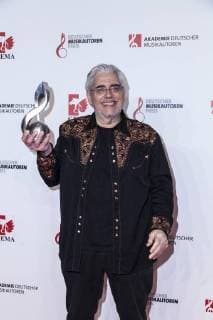 Vocalist and award winner David Moss at the 10th Music Author Award ceremony on 16 03 2018 in Berlin