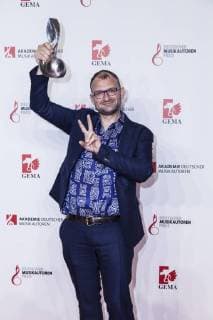 Award winner Michael Pelzel composer at the 10th award of the music author award on 16 03 2018 in Berlin
