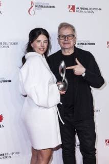 Prizewinner singer Balbina Jagielska and singer Herbert Groenemeyer at the 10 awarding of the music author prize on 16 03 2018 in Berlin