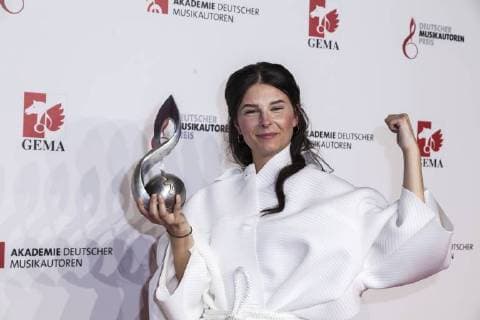 Award winner singer Balbina Jagielska at the 10th award of the music author prize on 16 03 2018 in Berlin