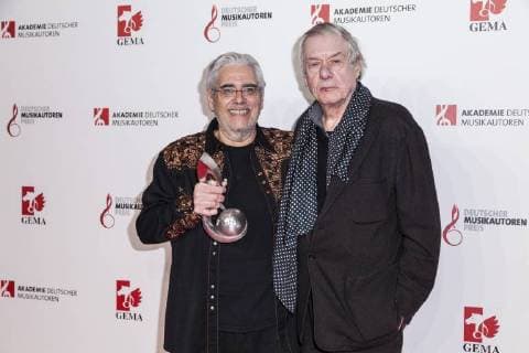 Vocalist and award winner David Moss at the 10th Music Author Award ceremony on 16 03 2018 in Berlin