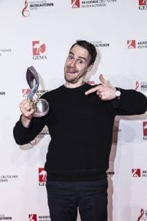 Award winner DJ Martin Stimming at the 10th award of the music author prize on 16 03 2018 in Berlin