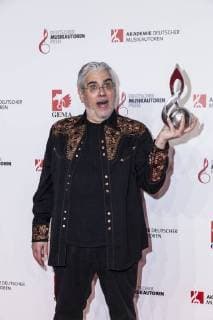 Vocalist and award winner David Moss at the 10th Music Author Award ceremony on 16 03 2018 in Berlin