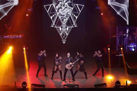 Puerto Rican singer Luis Fonsi performs at the National Auditorium in Mexico City, Mexico, on 16 March 2018, as part of his Love + Dance World Tour . EFE José Méndez Luis Fonsi s concert at the National Auditorium of Mexico !ACHTUNG: NUR REDAKTIONELLE NUTZUNG!  Copyright: xJoséxMéndezx MEX01 20180317-636568600872874423