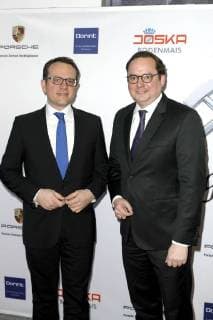 Thomas Kufen with his partner David Lüngen at the 13th presentation of the Steiger Awards in the Alte Kaue of the Hansemann Dortmund colliery 17 03 2018 Foto:xC.xHardtx xFuturexImage