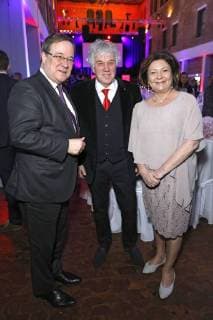 Armin Laschet Rolf Zuckowski and Susanne Laschet at the 13th presentation of the Steiger Awards in the Alte Kaue of the Hansemann Dortmund colliery 17 03 2018 Foto:xC.xHardtx xFuturexImage