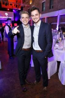 Thomas Danninger and Markus Danninger Two-channel sound at the 13th Steiger Awards ceremony in the Alte Kaue of the Hansemann Dortmund colliery 17 03 2018 Foto:xC.xHardtx xFuturexImage