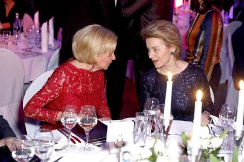 Liz Mohn and Ursula von der Leyen at the 13th presentation of the Steiger Awards in the Alte Kaue of the Hansemann Dortmund colliery 17 03 2018 Foto:xC.xHardtx xFuturexImage