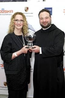 Anne Geddes and Nicodemus Schnabel at the 13th Steiger Awards ceremony in the Alte Kaue of the Hansemann Dortmund colliery 17 03 2018 Foto:xC.xHardtx xFuturexImage
