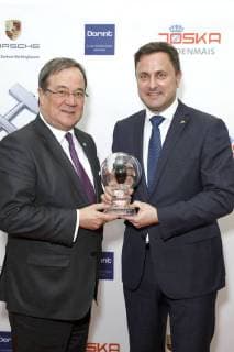 Armin Laschet and Xavier Bettel at the 13th presentation of the Steiger Awards in the Alte Kaue of the Hansemann Dortmund colliery 17 03 2018 Foto:xC.xHardtx xFuturexImage
