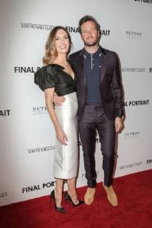 Armie Hammer and his wife Elizabeth Chambers at the Final Portrait Film Premiere on 19 03 2018 in Los Angeles. Final Portrait. Film Premiere in Los Angeles. 2018