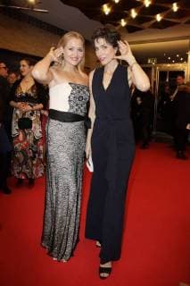 Judith Hoersch and Julia Bremermann at the award ceremony of the 16 German Hoerfilmpreis on 20 03 2018 in Berlin German Hoerfilmpreis 2018 in Berlin