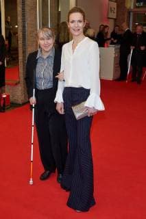 Pamela Pope and Lisa Martinek Awarded the German Hoerfilmpreis 2018 in Berlin on 20 03 2018 German Hoerfilmpreis 2018