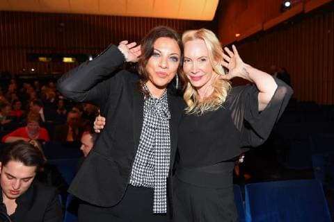 Alice Brauner Feo Aladag Deutscher Hoerfilmpreis 2018 at Kino International in Berlin on 20 03 2018