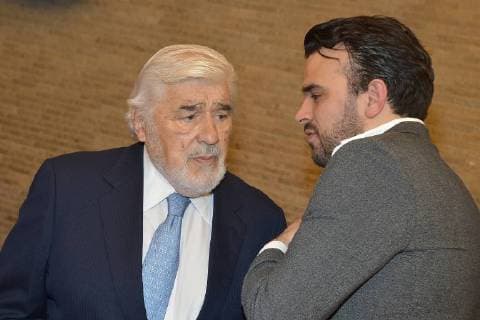 Mario Adorf Tobias Render Picture on Sunday at the 16 German Hoerfilmpreis at Kino International in Berlin on 20 03 2018