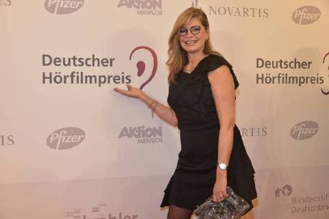 Maren Gilzer at the 16 German Hoerfilmpreis in the Kino International in Berlin on 20 03 2018