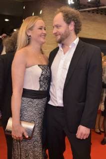 Judith Hoersch Joe Berg at the 16 German Hoerfilmpreis at Kino International in Berlin on 20 03 2018