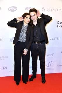 Alice Brauner with son David Zechbauer at the presentation of the 16 German Radio Film Award 2018 at Kino International Berlin 20 03 2018 Foto:xN.xKubelkax xFuturexImage