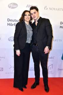 Alice Brauner with son David Zechbauer at the presentation of the 16 German Radio Film Award 2018 at Kino International Berlin 20 03 2018 Foto:xN.xKubelkax xFuturexImage