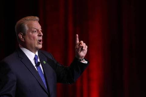 March 21, 2018 - EUM20180321MED01.JPG.CIUDAD DE MEXICO, Climate Change-Cambio Climatico-Al Gore.- 21 de marzo 2018.- Mexico es un lider a nivel mundial en la lucha contra el cambio climatico y deberia ser una fuente de inspiracion para Estados Unidos, aseguro el ex vicepresidente estadounidense Al Gore, durante el 37 Entrenamiento para Lideres Climate Reality Leadership Corps de The Climate Reality Project, evento que se lleva a cabo en la Ciudad de Mexico. Foto: Agencia EL UNIVERSAL Juan Carlos Reyes RCC.  - ZUMAu78_ 20180321_zaf_u78_066 Copyright: xJuancarlosreyesgx