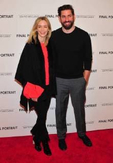NEW YORK, NY - March 22: Emily Blunt, John Krasinski attend the Final Portrait New York screening at Guggenheim Museum on March 22, 2018 in New York City. Copyright: xJohnxPalmerx