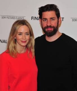 NEW YORK, NY - March 22: Emily Blunt, John Krasinski attend the Final Portrait New York screening at Guggenheim Museum on March 22, 2018 in New York City. Copyright: xJohnxPalmerx