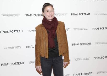Maura Tierney arriv on the red carpet at the Final Portrait New York Screening at the Guggenheim Museum on March 22, 2018 in New York City.  NYP20180322134 JOHNxANGELILLO