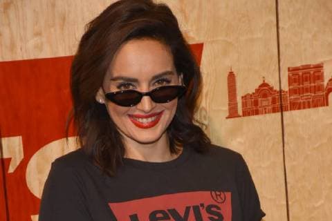 March 22, 2018 - Mexico City, Mexico, Mexico - Actress Ana de la Reguera is seen arriving at the red carpet for opening of the store Levi s in the Historic Center of the City of mexico on March 22, 2018 in Mexico City, Mexico Mexico City Mexico  - ZUMAn230 20180322_zaa_n230_550 Copyright: xCarlosxTischlerx