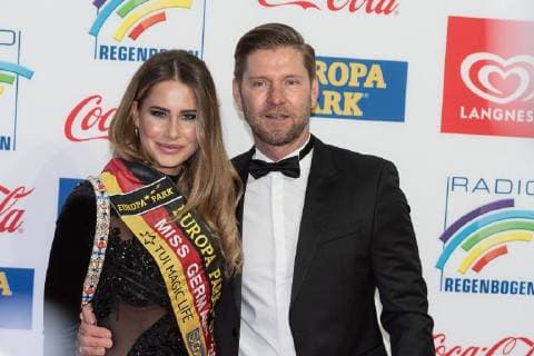 Rust Anahita Rehbein with friend Joerg Echtermann Radio Rainbow Award 2018 Radio Prize Red Carpet 23 03 2018 Copyright: xEibner-Pressefoto SaschaxWaltherx EP_swa
