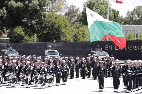 March 23, 2018 - CIUDAD DE MEXICO, Recognition Reconocimiento-Fuerzas Armadas.- Aspectos de la entrega de reconocimientos a elementos de las Fuerzas Armadas, presidida por el presidente de la Republica, Enrique Pena Nieto, este 23 de marzo 2018, en la Secretaria de Marina. Foto: Agencia EL UNIVERSAL Luis Cortes MAR  - ZUMAu78_ 20180323_zaf_u78_038 Copyright: xLuisxCortesx