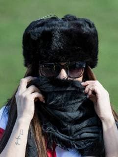 Katie Price during the Sellebrity Soccer Benjamin Lewis Charity Cup Celebrity Football Match for Midland Air Ambulance & British Heart Foundation at the LCI Rail Stadium, Cheltenham, England on 25 March 2018. Copyright: xAndyxRowlandx PMI-1919