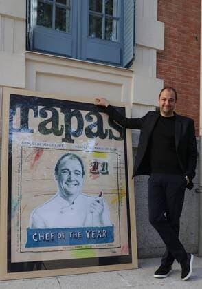 Swiss chef and restaurant owner Daniel Humm poses during an interview with Spanish international news agency EFE in Madrid, Spain, 26 March 2018. Humm owns the Eleven Madison Park restaurant in New York City, considered to be the world s best restaurant according to a ranking by British magazine Restaurant , and has been awarded with the Chef of the Year award by spanish gastronomic magazine Tapas . Swiss chef Daniel Humm interviewed in Madrid !ACHTUNG: NUR REDAKTIONELLE NUTZUNG!  Copyright: xZIPIx GRAF888 20180326-636576804172646618