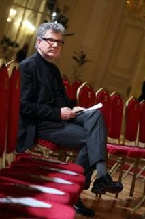 MOSCOW, RUSSIA â€“ MARCH 27, 2018: Actor Igor Kostolevsky at a ceremony to present the 2018 Golden Mask awards for outstanding contribution to theatre, at the Bolshoi Theatre. Vyacheslav Prokofyev TASS  TS07987C