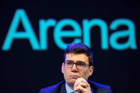 March 27, 2018 - Salford, Greater Manchester, UK - Salford, UK. Greater Manchester Mayor ANDY BURNHAM . The Kerslake Report in to the terrorist bombing of an Ariana Grande concert at the Manchester Arena on 22nd May 2017 , ordered by Greater Manchester Metro Mayor Andy Burnham , is published at a press conference at the University of Salford , at Media City . Amongst praise for many connected with the events, the report also highlights failings in communication at Greater Manchester Fire and Rescue on the night and disreputable behaviour by some sections of the media in the aftermath of the attack Salford UK  - ZUMAl94_ 20180327_zaf_l94_082 Copyright: xJoelxGoodmanx