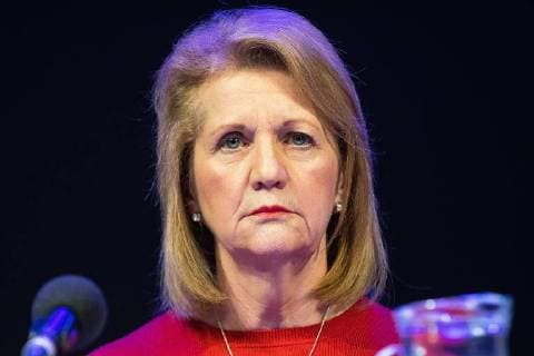 March 27, 2018 - Salford, Greater Manchester, UK - Salford, UK. Deputy Mayor of Greater Manchester , BEV HUGHES . The Kerslake Report in to the terrorist bombing of an Ariana Grande concert at the Manchester Arena on 22nd May 2017 , ordered by Greater Manchester Metro Mayor Andy Burnham , is published at a press conference at the University of Salford , at Media City . Amongst praise for many connected with the events, the report also highlights failings in communication at Greater Manchester Fire and Rescue on the night and disreputable behaviour by some sections of the media in the aftermath of the attack Salford UK  - ZUMAl94_ 20180327_zaf_l94_089 Copyright: xJoelxGoodmanx
