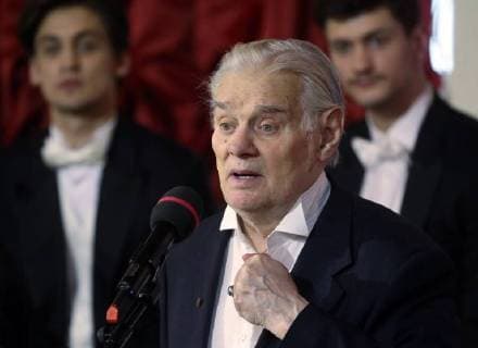 MOSCOW, RUSSIA â€“ MARCH 27, 2018: Stage director Vladimir Andreyev at a ceremony to present the 2018 Golden Mask awards for outstanding contribution to theatre, at the Bolshoi Theatre. Vyacheslav Prokofyev TASS  TS07991D