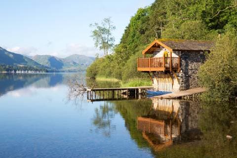 Duke of Portland Boathouse, Ullswater, Pooley Bridge, Lake District, UNESCO World Heritage Site, Cumbria, England, United Kingdom, Europe Copyright: PhilipxCraven 783-128