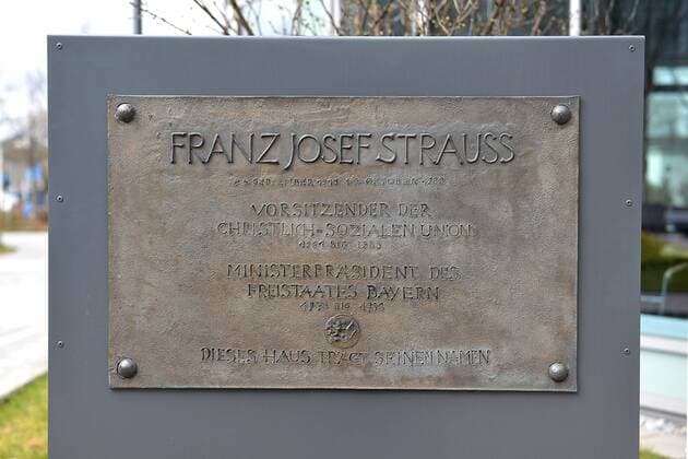 CSU Landeszentrale am 31 03 2018 in Munich The CSU Landeszentrale Bayern is located in the Franz Josef Strauss house in Munich xJFx