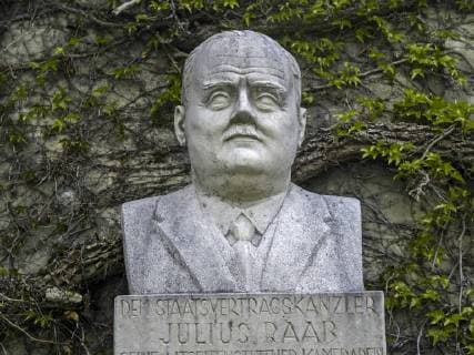Bust State Chancellor Julius Raab Austria NIederösterreich Mostviertel Copyright: xKTHx ALLAT931174